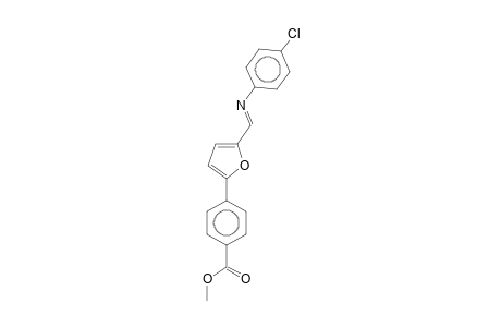 Methyl 4-{5-[N-(4-chlorophenyl)iminomethyl]-2-furyl}benzoate