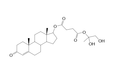 2-Glyceryl 3-(3'-oxo-4'-androsten-17.beta.-oxycarbonyl)-propionate
