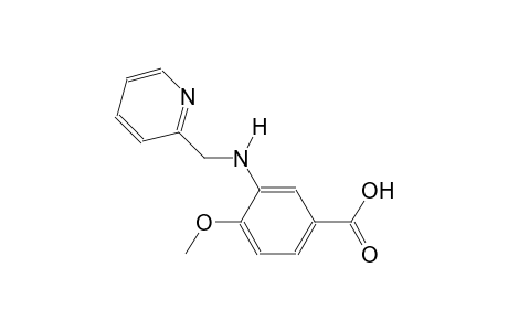 4-Methoxy-3-[(pyridin-2-ylmethyl)amino]benzoic acid