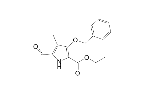 Ethyl 3-benzyloxy-5-formyl-4-methyl-1H-pyrrole-2-carboxylate