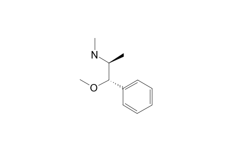 (1S,2S)-O-METHYLEPHEDRINE;(1S,2S)-N-METHYL-1-METHOXY-1-PHENYLPROP-2-YL-AMINE