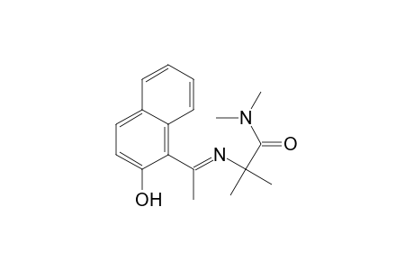 Propanamide, 2-[[1-(2-hydroxy-1-naphthalenyl)ethylidene]amino]-N,N,2-trimethyl-