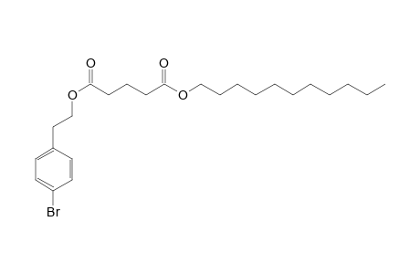 Glutaric acid, 2-(4-bromophenyl)ethyl undecyl ester