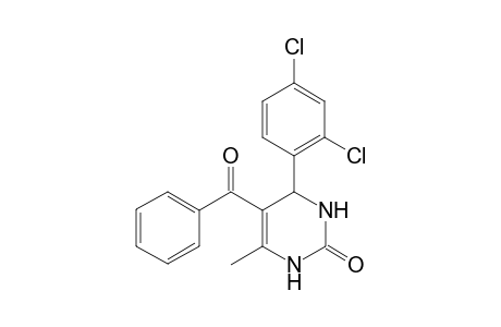 5-Benzoyl-4-(2,4-dichlorophenyl)-6-methyl-3,4-dihydropyrimidin-2(1H)-one