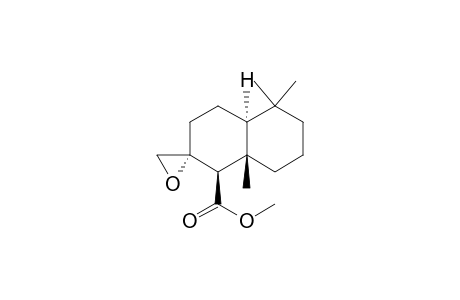 Spiro[naphthalene-2(1H),2'-oxirane]-1-carboxylic acid, octahydro-5,5,8a-trimethyl-, methyl ester, (1.alpha.,2.beta.,4a.alpha.,8a.beta.)-(.+-.)-
