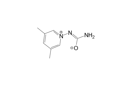 Pyridinium, 3,5-dimethyl-1-ureido-, hydroxide, inner salt