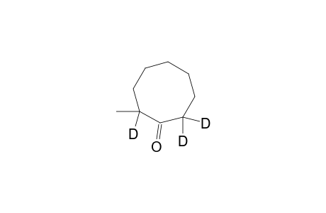 2-Methyl-cyclooctanone-2,8,8-D3