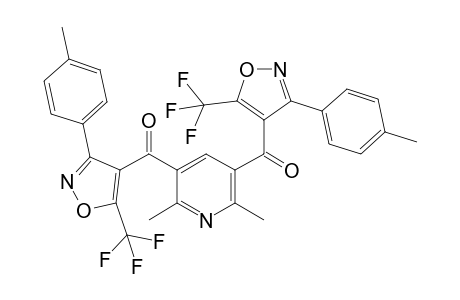 2,6-Dimethyl-3,5-bis[3-(4-methyl-phenyl)-5-trifluoromethyl-isoxazol-4-carbonyl]-pyridine