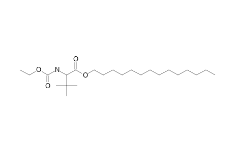 Tert-leucine, N-ethoxycarbonyl-, tetradecyl ester