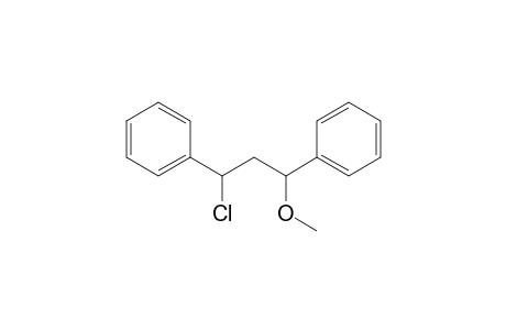 3-Chloro-1-methoxy-1,3-diphenylpropane