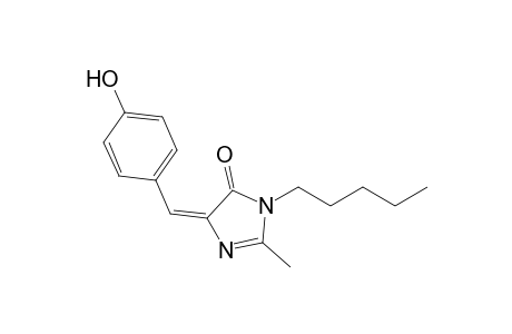 2-Methyl-1-pentyl-4-(4-hydroxybenzyllidene)imidazolin-5-one