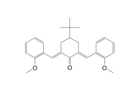 cyclohexanone, 4-(1,1-dimethylethyl)-2,6-bis[(2-methoxyphenyl)methylene]-, (2E,6E)-