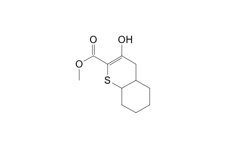 Methyl 3-hydroxy-4a,5,6,7,8,8a-hexahydro-4H-thiochromene-2-carboxylate