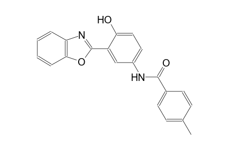 benzamide, N-[3-(2-benzoxazolyl)-4-hydroxyphenyl]-4-methyl-