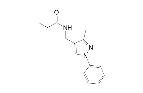 N-(3-Methyl-1-phenyl-1H-pyrazol-4-ylmethyl)propionamide