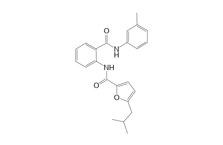 2-Furancarboxamide, N-[2-[[(3-methylphenyl)amino]carbonyl]phenyl]-5-(2-methylpropyl)-