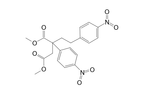 2-(4-nitrophenyl)-2-[2-(4-nitrophenyl)ethyl]butanedioic acid dimethyl ester