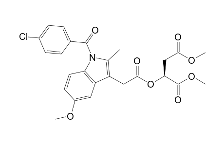 (S)-2-(1-(4-Chlorbenzoyl)-5-methoxy-2-methylindol-3-acetyl)-oxybutan-1,4-dicarbonic acid dimethylester