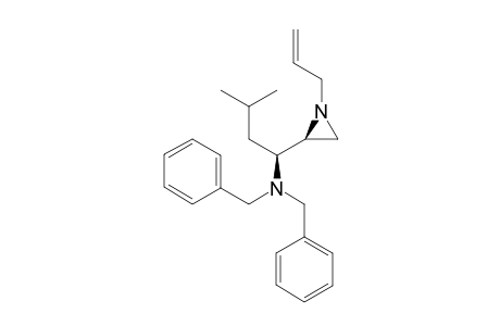 (1S)-1-[(2S)-1-allylaziridin-2-yl]-N,N-dibenzyl-3-methyl-butan-1-amine