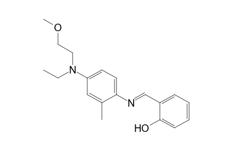 Phenol, 2-[[[4-[ethyl(2-methoxyethyl)amino]-2-methylphenyl]imino]methyl]-
