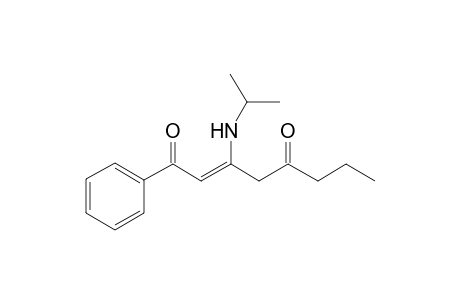 3-(Isopropylamino)-1-phenyloct-2-en-1,5-dione