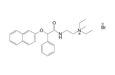diethylmethyl{2-{2-[(2-naphthyl)oxy]-2-phenylacetamido}ethyl}ammonium bromide