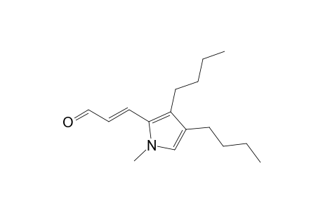 3-(3',4'-Dibutyl-1'-methylpyrrol-2'-yl)acrolein