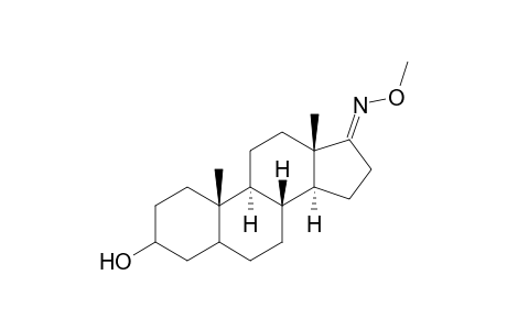 3.BETA.-HYDROXY-5.BETA.-ANDROSTAN-17-ONE-METHOXIM