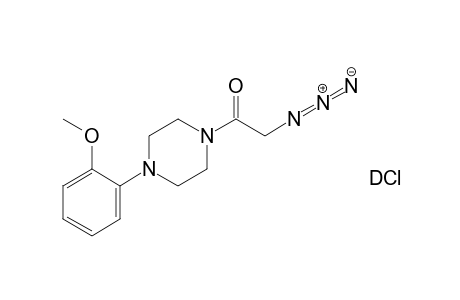 1-(azidoacetyl)-4-(o-methoxyphenyl)piperazine, monohydrochloride
