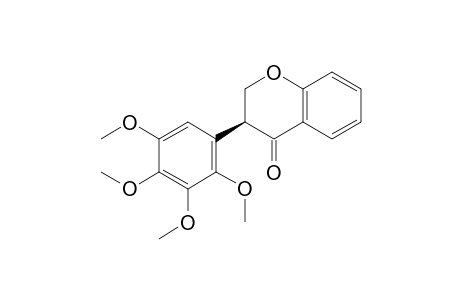 [2S]-(+)-3',4',5',6'-Tetramethoxyisoflavanone