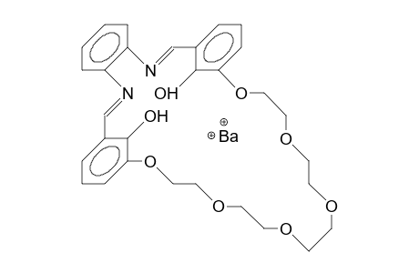 Decahydro-3,7:24,28-dimetheno-8,11,14,17,20,23,1,30-benzohexaoxadiaza-cyclodotriacontine-35,36-diol-/per-O/barium dicati