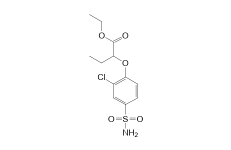 2-(2-CHLORO-4-SULFAMOYLPHENOXY)BUTYRIC ACID, ETHYL ESTER