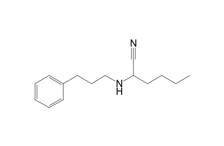 2-(3-Phenylpropylamino)hexanenitrile