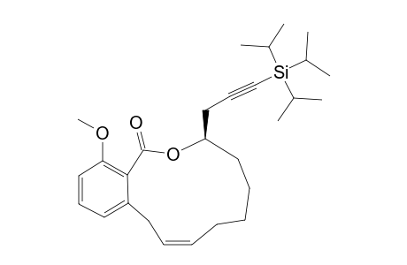 (Z)-14-METHOXY-[3-(TRIISOPROPYLSILYL)-PROP-2-YNYL]-3,4,5,6,7,10-HEXAHYDRO-1H-2-BENZOXACYCLODODECIN-1-ONE