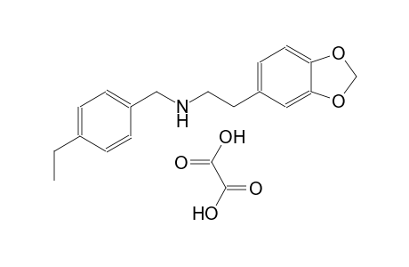 2-(benzo[d][1,3]dioxol-5-yl)-N-(4-ethylbenzyl)ethanamine oxalate