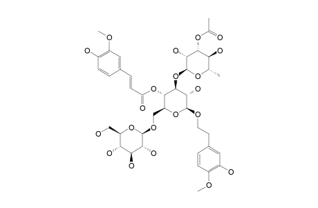 UNRANOSIDE-B;R-3-O-ACETYL-GLUCOPYRANOSYL-(1->6)-MARTYNOSIDE