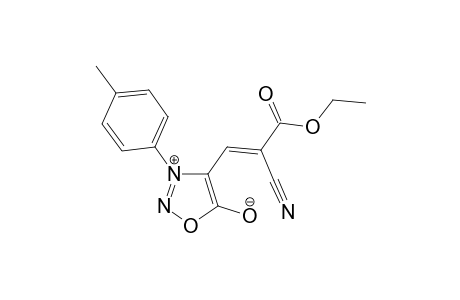 2-cyano-3-(3-(4-methylphenyl)sydnon-4-yl)acrylic acid ethyl ester