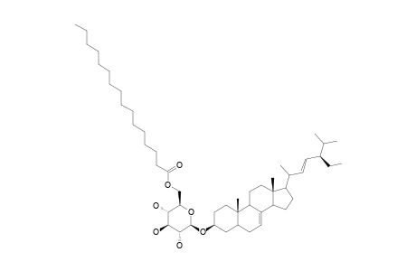 3-O-[6'-O-PALMITOYL-BETA-D-GLUCOPYRANOSYL]-SPINASTA-7,22(23)-DIENE