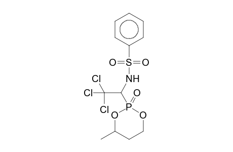 2-(1-Benzenesulfonamido-2,2,2-trichloroethyl)-4-methyl-1,3,2-dioxaphosphorinane 2-oxide