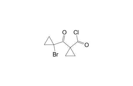 1-(1-bromanylcyclopropyl)carbonylcyclopropane-1-carbonyl chloride