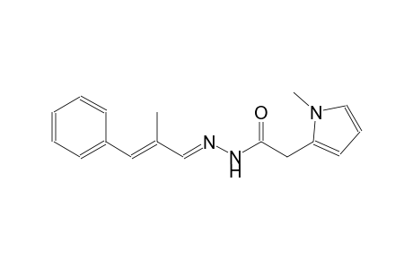 1H-pyrrole-2-acetic acid, 1-methyl-, 2-[(E,2E)-2-methyl-3-phenyl-2-propenylidene]hydrazide