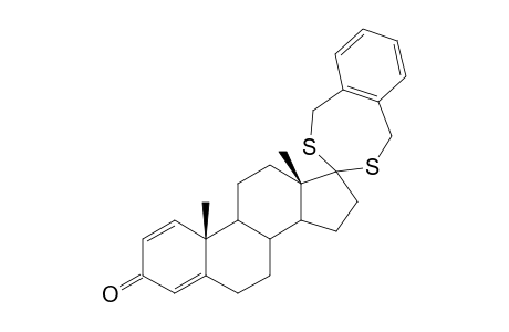 1',5'-Dihydrospiro[androsta-1,4-diene-17,3'-benzo[e][1,3]dithiepine]-3-one