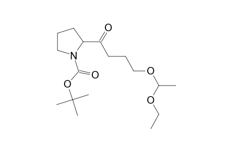(2s)-n-tert-butoxycarbonyl-2-(4-(1-ethoxyethoxy)-1-oxobutyl)pyrrolidine