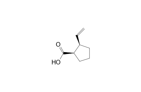 Cyclopentanecarboxylic acid, 2-ethenyl-, cis-