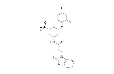 3-benzoxazolepropanamide, N-[3-(2,4-difluorophenoxy)-5-nitrophenyl]-2,3-dihydro-2-thioxo-
