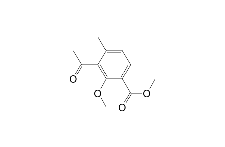 3-Acetyl-2-methoxy-4-methyl-benzoic acid methyl ester
