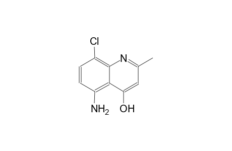 4-quinolinol, 5-amino-8-chloro-2-methyl-