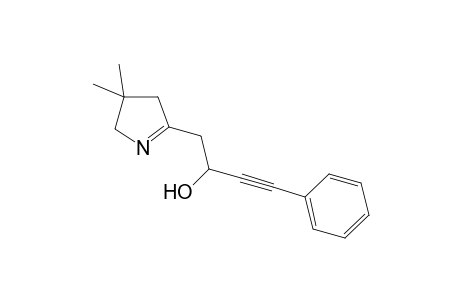 1-Phenyl-3-hydroxy-4(4',4'dimethyl-delta-1'-pyrrolin-2'-yl)-1-butyne