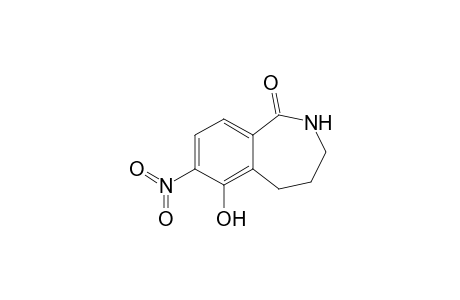 6-Hydroxy-7-nitro-2,3,4,5-tetrahydro-2-benzazepin-1-one