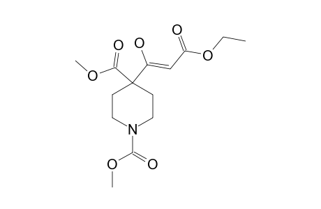 4-(2-ETHOXYCARBONYLACETYL)-PIPERIDINE-1,4-DICARBOXYLIC-ACID-DIMETHYLESTER;ENOL-FORM